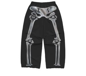 Conjunto Deportivo de Felpa Francesa para Hombre, Estilo Urbano Otoñal, con Cierre y Parche Bordado Desgastado, Diseño de Fabricante - Product Image 4