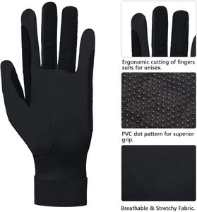 Guantes de Equitación Personalizados con Palma de Cuero Sintético Resistente, Tejido Transpirable en la Parte Posterior y Ajuste Seguro para Actividades de Equitación - Product Image 3