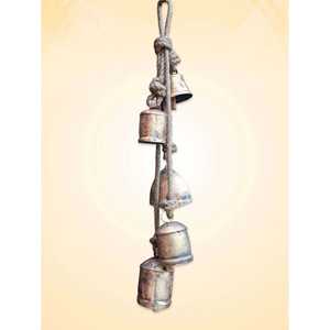Luxury Design Rustic Metal Wind <b>Chimes</b> Bell with Antique Brown Finish for Rustic Weddings <b>Garden</b> Parties and Event Decoration - Product Image 1