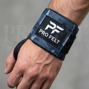18 Inch <b>Black</b> Camo Wrist <b>Wraps</b> for Weightlifting Cross Training Gym Workout Hand Support Customized Design Printed Wrist <b>Wraps</b> - Product Image 3