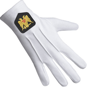 Gants de poignet en coton rouge avec logo brodé, gants unisexes écologiques pour l'extérieur, pour la chaleur hivernale et l'usage quotidien - Product Image 5