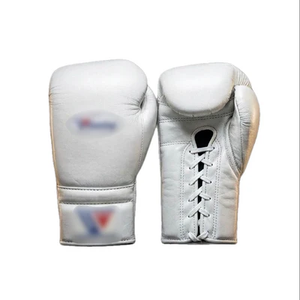 Guantes de Boxeo Profesionales Hechos a Mano con Cordones de Cuero Vacuno Genuino |   Correa de Muñeca Ajustable |   Transpirable |   Ligero |   Guantes - Product Image 5