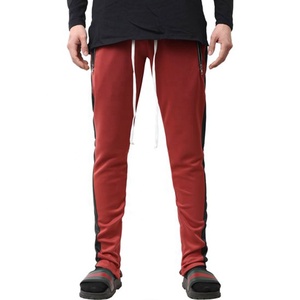 Pantalon de survêtement sport en molleton tricoté, imperméable et respirant, style streetwear décontracté et déchiré, haute qualité - Product Image 2
