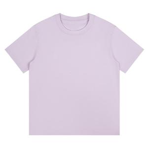 <b>Mens</b> Light Blue Crew Neck T-<b>Shirt</b> Short Sleeve Cotton Casual Summer Basic Top Custom Logo OEM ODM Wholesale Apparel - Product Image 3