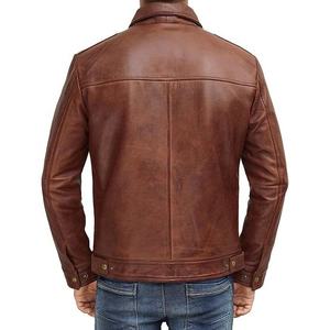 Nouvelle arrivée, veste de moto en PU de qualité supérieure, sur mesure, pour hommes, style décontracté d'hiver, avec fermeture éclair sur le devant, logo, écologique - Product Image 4