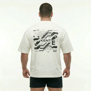 Camiseta Deportiva Extra Grande de Algodón 100% de Marca Privada OEM, Camiseta de Entrenamiento de Alto Rendimiento, Ropa Deportiva Transpirable para Hombre y Mujer - Product Image 5