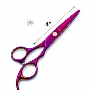 Ensemble de ciseaux de coiffure avec étui en cuir pour rasoir, ciseaux de barbier et ciseaux à effiler les cheveux - Product Image 2