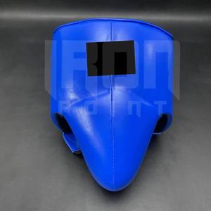 Guantes de Boxeo Azules Personalizables de Primera Calidad, con Agarre Ergonómico, Cuero Vacuno Genuino, Acolchado Grueso de 4 Capas, con Cordones Antideslizantes - Product Image 5