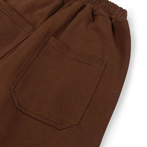 Men Harem Pants Elastic Waist Casual Knitted <b>Brown</b> Midweight <b>Joggers</b> - Product Image 5