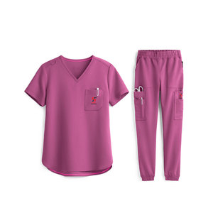 Tenue d'hôpital Solid Trader ultra douce et respirante pour des heures de travail prolongées, alliant confort et professionnalisme - Product Image 1