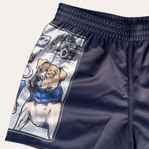 Full Sublimation <b>Zip</b> <b>Pockets</b> Breathable Hunting and Footy <b>Shorts</b> custom Rugby <b>Shorts</b> Sublimation Printing OEM Logo Footy <b>Shorts</b> - Product Image 6