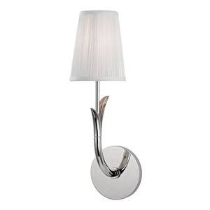 Art Deco Metal Wall <b>Sconce</b> With Floral Design Gold Plated Handmade Decorative <b>Lighting</b> Circular Base White Shade - Product Image 2