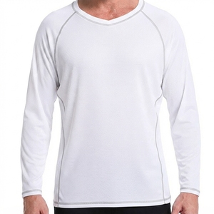 Chemise de surf à manches longues pour garçons, blanche, à séchage rapide, protection UV, écologique, antibactérienne, manches longues, polyester, pour adultes - Product Image 3