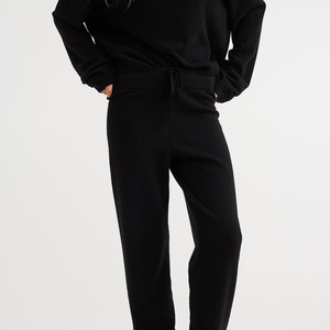 Pantalon de jogging sport respirant pour femme Power Fist, 100 % coton, color block, vente en gros fabricant - Product Image 2