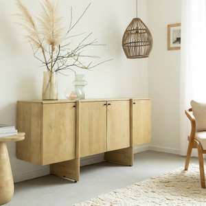 ตู้บุฟเฟต์ไม้มะม่วง 4 ประตู รุ่นวันดานา เซเรโน ออพติมา - Product Image 1