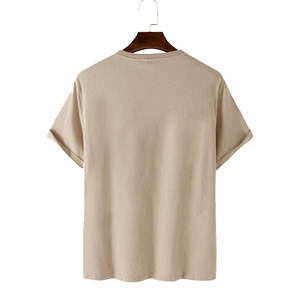 Top Most Demanded Men's Solid Khaki Color Breathable Fabric <b>T</b>-<b>Shirt</b> O-Neck <b>Collar</b> Men's Quick Dry <b>T</b>-<b>Shirts</b> At Wholesale Price - Product Image 3