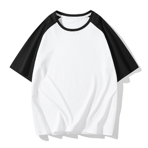 Camisetas Holgadas de Hip Hop para Hombre, Estilo Urbano, Clásicas, Verano 2025, Manga Corta, Algodón 180g, Lavables a Máquina, Negro y Blanco, Corte Regular - Product Image 5