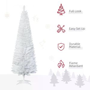 Albero di Natale Artificiale di Alta Qualità in Pino Bianco di Lusso, Realistico in PET PVC, Personalizzabile e Pieghevole in Metallo per Decorazioni Esterne - Product Image 4