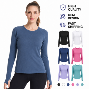 <b>Black</b> <b>Long</b> Sleeve Raglan <b>T</b>-<b>Shirt</b> Regular Fit O-Neck Knitted Quick Dry Casual Solid Color Polyester Top - Product Image 5
