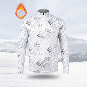 Camiseta de manga tres cuartos para hombre, diseño de sublimación, corte ajustado, ligera, para hombre adulto. - Product Image 4