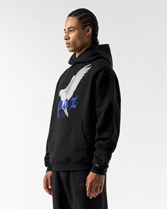 Sweat à capuche en coton éponge pour hommes, pull-over personnalisé, taille américaine, blanc, français, 460 GSM - Product Image 5