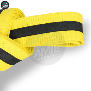 Cinturones de BJJ de algodón de diseño moderno, tamaño personalizado, forro ajustable, estilo personalizado, cinturones de BJJ de alta calidad en venta, hechos en Pakistán. - Product Image 2