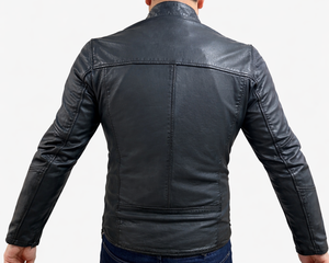 Most Popular Quality Custom Men Leather Jacket Pakistan Made Top Quality Motorbike Leather Jackets - Product Image 3