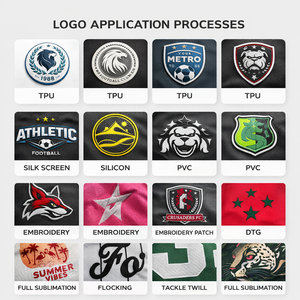 ชุดเสื้อฟุตบอลสไตล์ปรับแต่งได้ พร้อมชื่อทีม แห้งเร็ว ผ้าฝ้าย 100% พิมพ์โลโก้ด้านหน้า บริการสกรีนซิลค์สกรีนสำหรับผู้ชาย บริการ OEM สีพื้น - Product Image 5