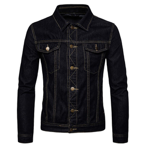 Nueva Chaqueta Vaquera Personalizada para Hombre, Chaqueta Vaquera Estilo Biker para Hombre, Chaqueta Vaquera de Mezclilla para Hombre de Alta Calidad en Oferta - Product Image 5