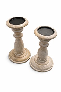 Modern Wooden Candle Holder with Smooth Finish Decorative Stand for <b>Bedroom</b> Living Room and Office Home Decoration - Product Image 3