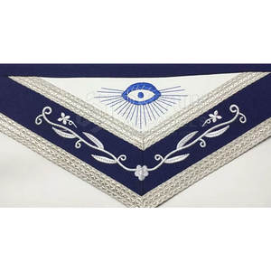 Delantales de Masonería Hechos a Mano, de Cuero Bordado, Elegantes, Ajustables, Ceremoniales, de Primera Calidad, con Pin de Seguridad, Lavables - Product Image 3