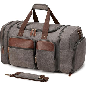 Duffle <b>Bag</b> Lightweight Foldable Tear Resistant Oxford Material With Lockable Main Zipper Internal Mesh Pockets Water Resistant - Product Image 4