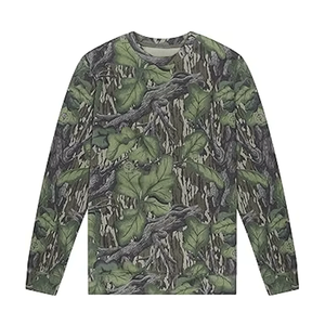 เสื้อฮู้ดดี้พิมพ์ลายพรางป่าแบบสั่งทำพิเศษ ทรงโอเวอร์ไซส์ หนานุ่ม กันลม ผลิตจากผ้าฝ้ายผสมโพลีเอสเตอร์ สำหรับผู้ชาย - Product Image 6