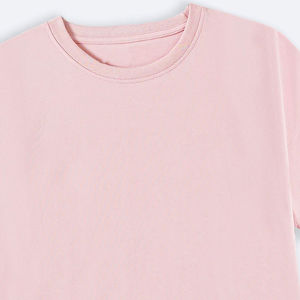 T-shirt pour femme en coton 100% premium, doux, respirant, décontracté, couleur unie marron, idéal pour un usage quotidien ou une impression personnalisée - Product Image 4