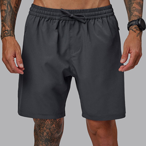 Pantalones Cortos Deportivos para Hombre, 100% Algodón, con Logotipo Personalizado, Lisos, Cómodos, con Cordón Ajustable, Tejido Grueso, Estilo Vintage - Product Image 1