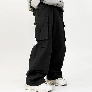 Pantalones Cargo Vintage Personalizados y Elegantes, 100% Algodón, Multibolsillos, Holgados, Casuales, para Hombre - Product Image 6