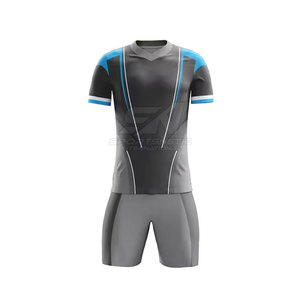 Uniforme de Fútbol de Color Sólido de Alta Calidad, 100% Poliéster, Uniforme Deportivo para Equipos, Venta Directa de Fábrica - Product Image 2