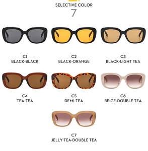 2025 Wholesale Vintage Luxury Brand Designer Oversized Oval <b>Sunglasses</b> for Women and Men Retro UV400 <b>Sunglasses</b> Custom Logo - Product Image 6