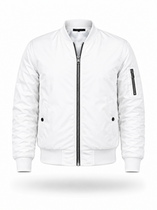 High Quality Wholesale Winter <b>Men's</b> High Street Style Stand Collar Quick Dry Nonwoven Nylon <b>Suede</b> Zipper Solid Pattern <b>Jacket</b> - Product Image 1
