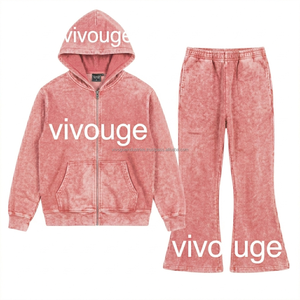 Ensemble de survêtement pour homme avec logo personnalisé, sweat à capuche et pantalon de jogging en molleton, fabrication ODM OEM, vente en gros, faible MOQ - Product Image 6