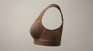 Sujetador Deportivo Sin Costuras para Mujer, Color Marrón, Sin Tirantes, Soporte Medio, Tejido Lyra Transpirable de Secado Rápido para Fitness, Yoga y Gimnasio - Product Image 3