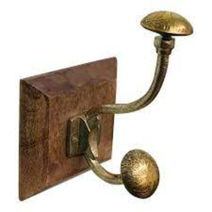 Natural Best Wooden And Gold Plated Prime Quality Metal Made <b>Hooks</b> And Hangers For Home Hotel Bathroom And <b>Kitchen</b> Wall Mounted - Product Image 5