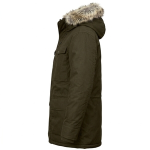 New Arrival Customizable Knitted Wax Cotton <b>Canvas</b> <b>Jackets</b> High Quality 100% Cotton Breathable Hooded Men's Winter Polyester - Product Image 4
