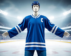 Großhandel Hersteller Neuer Stil Maßgefertigte Eishockey-Trikots Hochwertige Trainings-Trikots Genäht oder Bedruckt Herren Eishockey-Trikot - Product Image 4