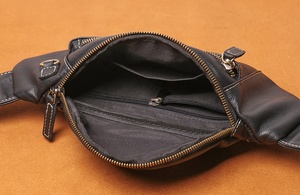 Bolso cruzado de moda vintage para hombre, bandolera de cuero genuino, bolso de viaje, bandolera con cremallera, alta calidad, regalo para todas las estaciones - Product Image 3
