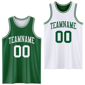 ชุดบาสเก็ตบอลแบบกลับด้านได้สำหรับทีมมืออาชีพ เสื้อกีฬาแบบสั่งทำ - Product Image 1