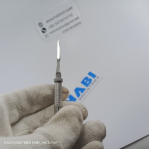 Herramienta de Uñas de Acero Inoxidable HABI INDUSTRIES, Cuchilla Curva de Doble Punta, Abertura de Mandíbula Ancha, Profesional para el Cuidado de los Dedos y Manicura - Product Image 6