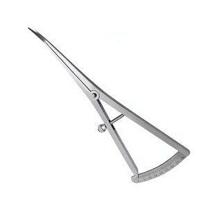 Calibrador Angulado de 6 Pulgadas para Mapeo Óseo, 0-40mm, Instrumento de Medición de Precisión, Acero Inoxidable, Calibrador Quirúrgico Oftalmológico Reutilizable - Product Image 4