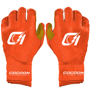 Gants de frappeur de baseball personnalisés Beucebolt, qualité supérieure, directement de l'usine, paume en cuir Cabretta, dos en cuir de vachette, ambidextres, fermeture auto-agrippante - Product Image 3