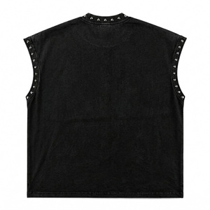 Camiseta sin mangas Glory Custom DTG impresa con tecnología de impresión directa sobre tela, 100% algodón jersey, ecológica, de tela suave, estilo vintage, para uso unisex. - Product Image 2
